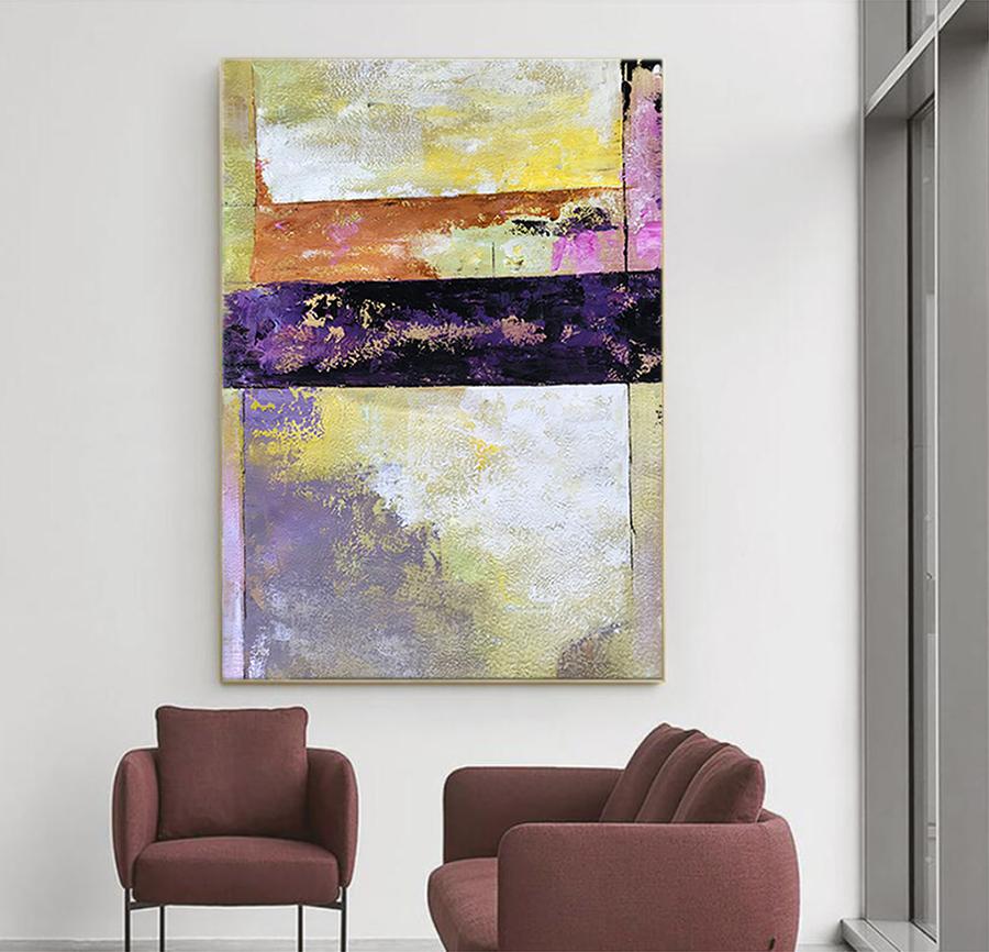 Vibrant Geometric Harmony Canvas