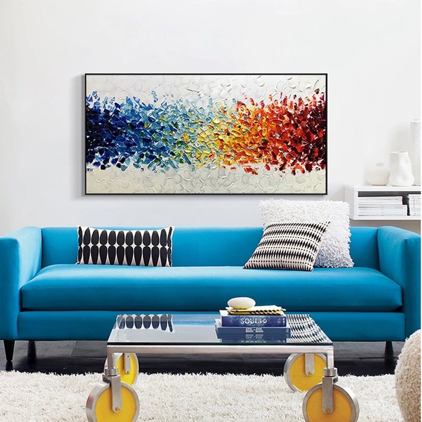 Vibrant Spectrum Abstract Art