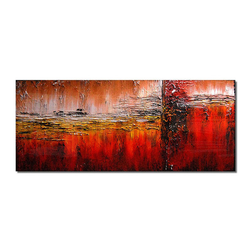 Red Horizon - Abstract Landscape