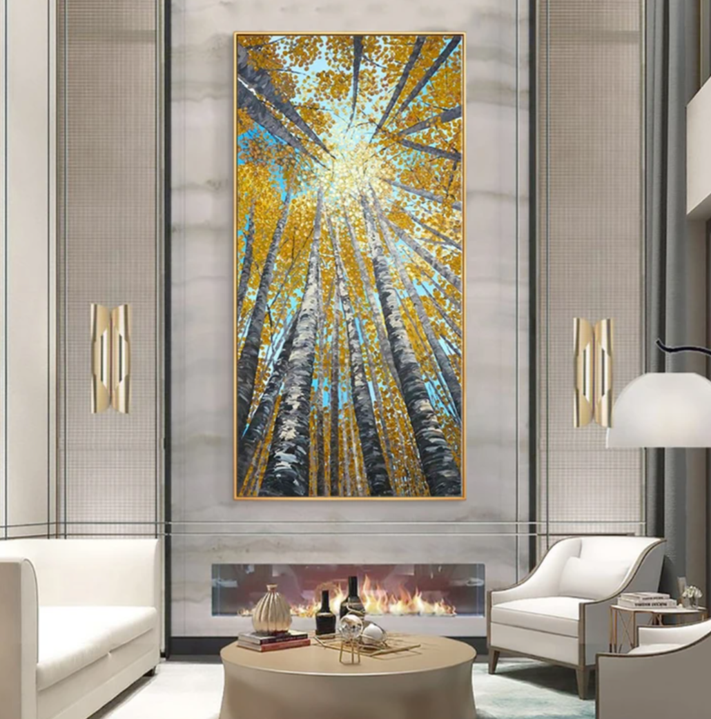 Golden Canopy Forest View