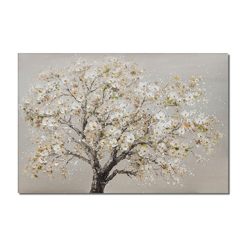 White Blossom Tree - Tranquil Elegance