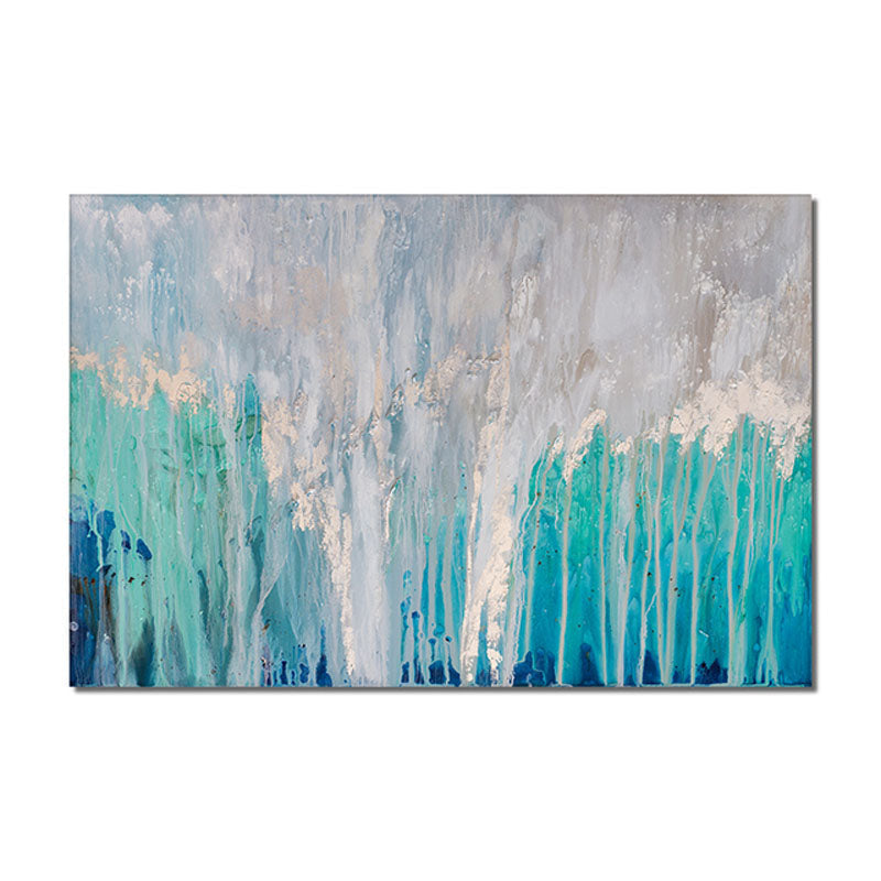 Turquoise Forest - Abstract Cascade