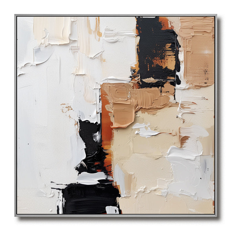 Neutral Essence: Brushstroke Art-wp240208