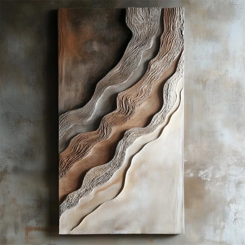 Layered Earth Texture Canvas-wp241068