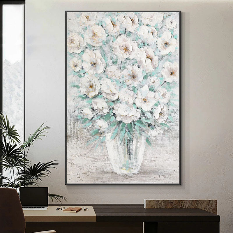 White Blossom - Serene Floral Art