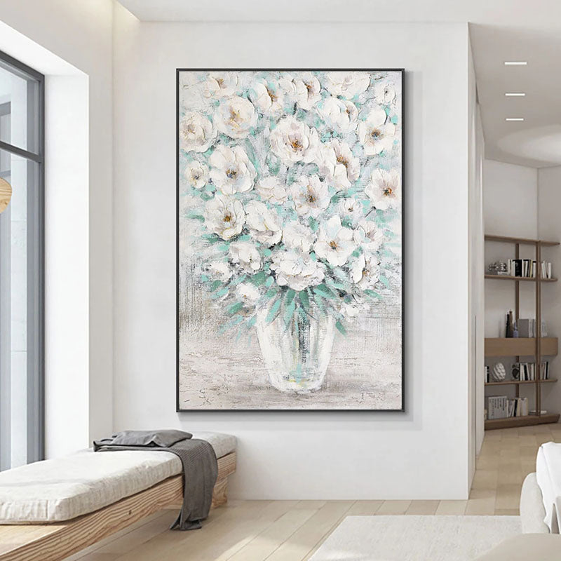 White Blossom - Serene Floral Art