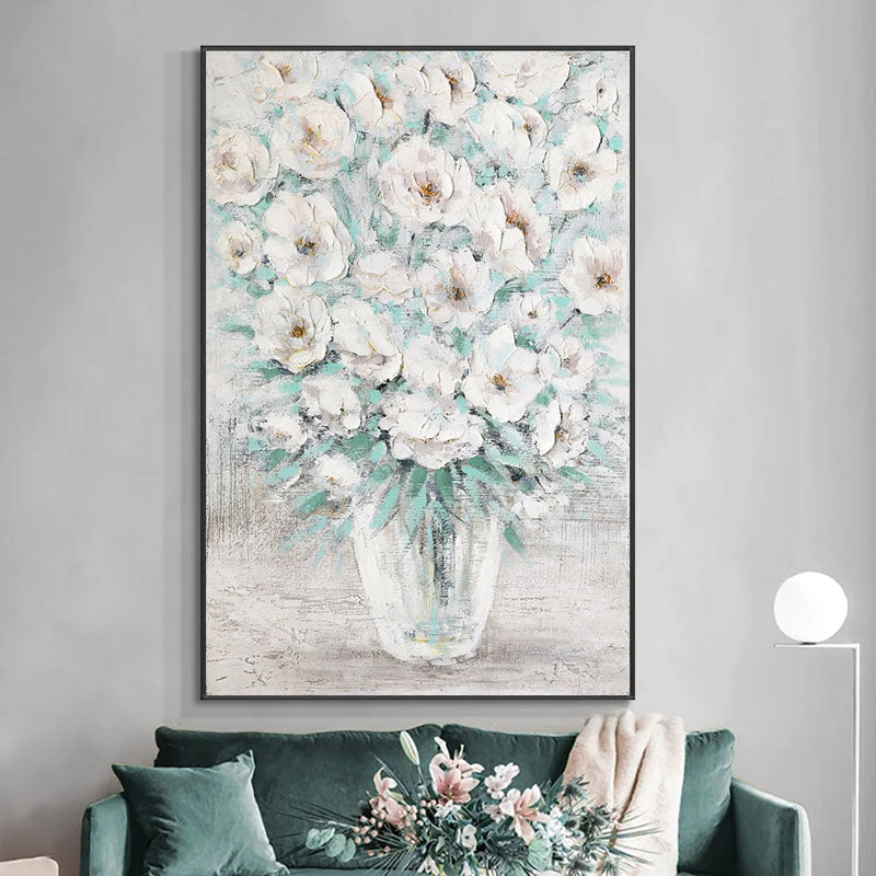 White Blossom - Serene Floral Art