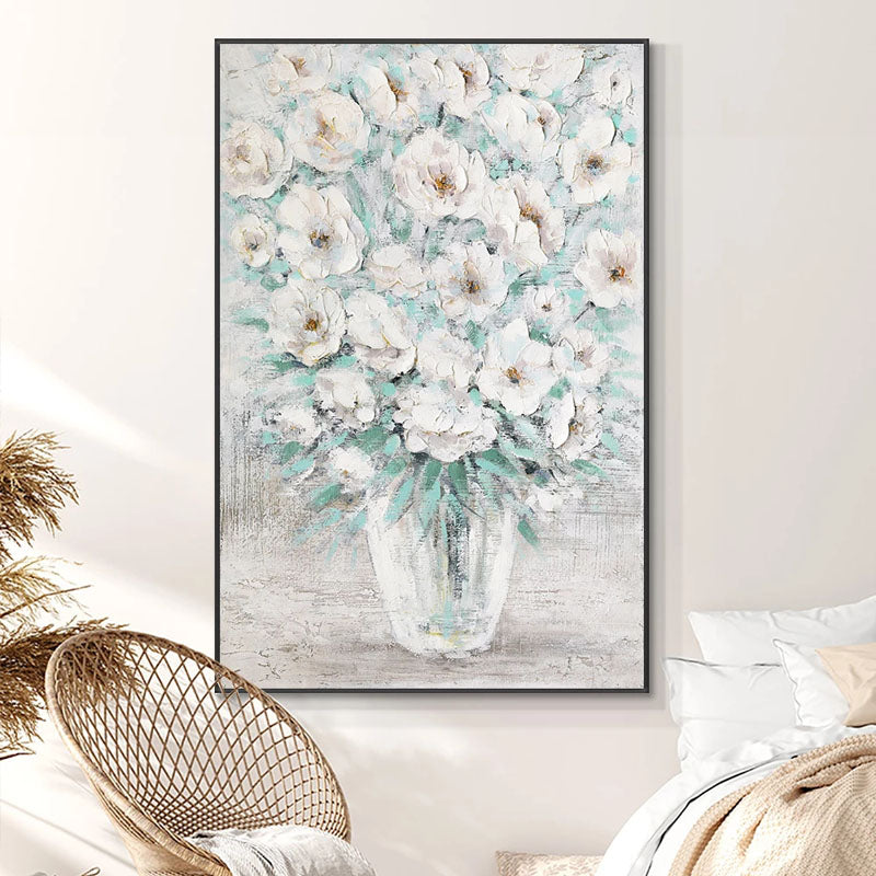 White Blossom - Serene Floral Art