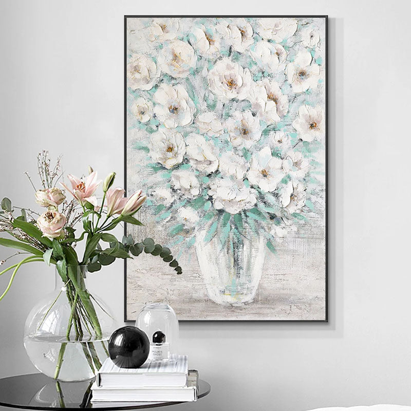 White Blossom - Serene Floral Art