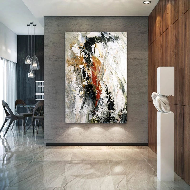 Rhythmic Abstraction - Dynamic Abstract Canvas Art