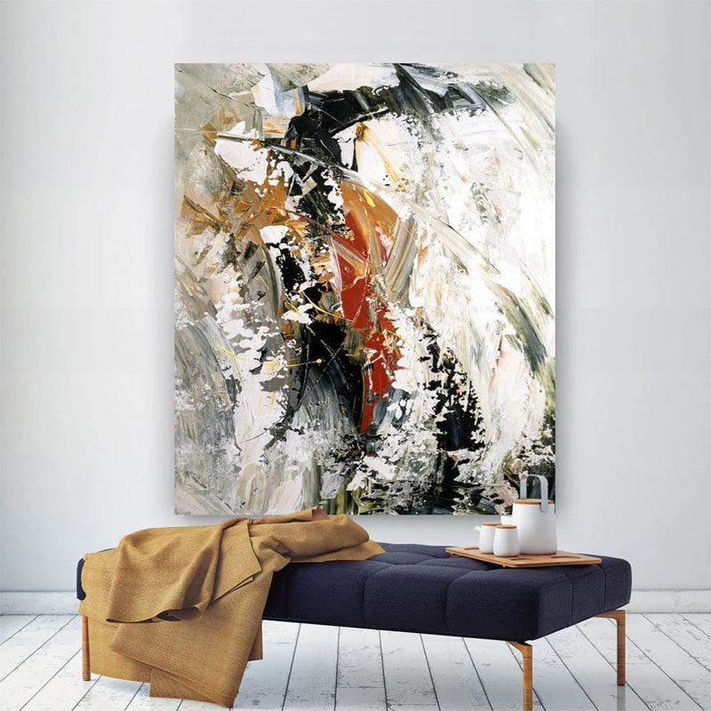 Rhythmic Abstraction - Dynamic Abstract Canvas Art